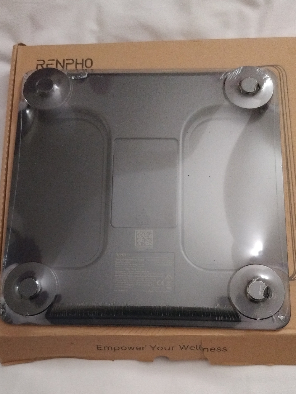 RENPHO Glass Body Composition Scale Elis 1, Track Metrics Thru App, Black NEW - Picture 5 of 16